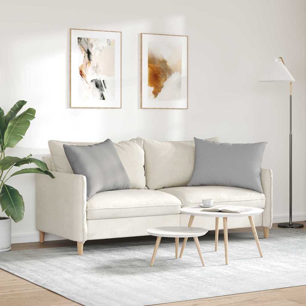 Sofapuder 2 pcs Skygrå 70 x 50 cm Stof