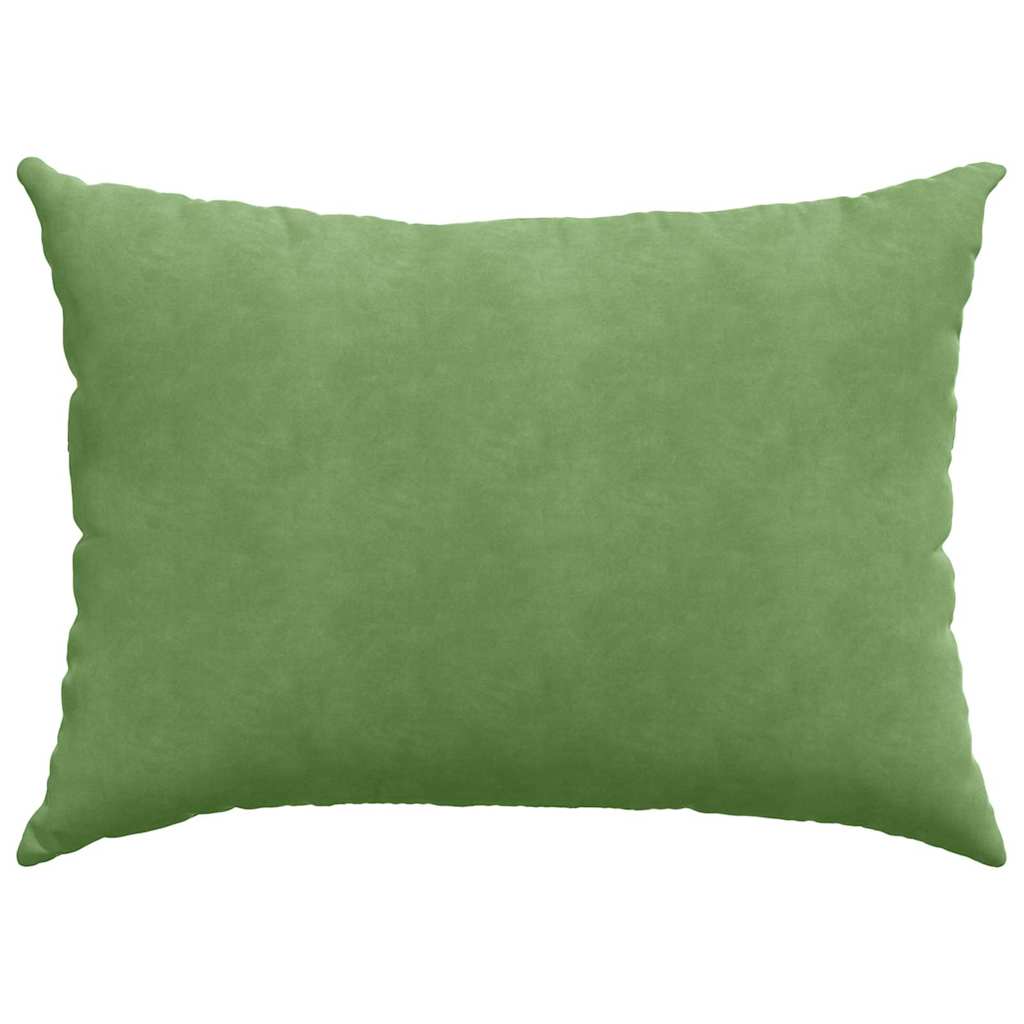 Sofapuder 2 pcs Lysegrøn 70 x 50 cm Velourstof