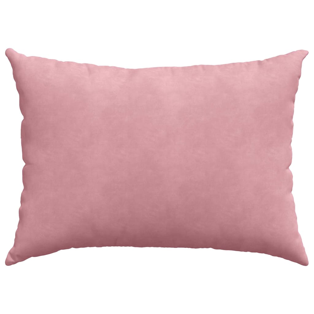 Sofapuder 2 pcs Lyserød 70 x 50 cm Velourstof