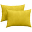 Sofapuder 2 pcs Gul 70 x 50 cm Velourstof