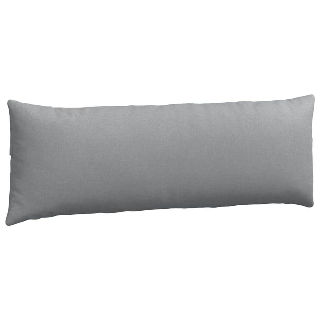 Sofapuder 2 pcs Lysegrå 120 x 40 cm Stof