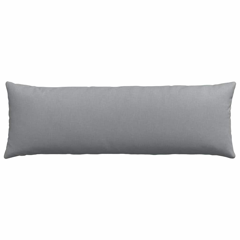 Sofapuder 2 pcs Lysegrå 120 x 40 cm Stof