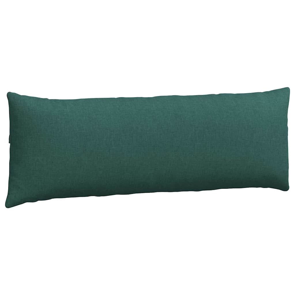 Sofapuder 2 pcs Mørkegrøn 120 x 40 cm Stof