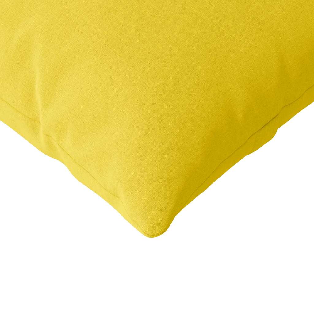 Sofapuder 2 pcs Lys Gul 120 x 40 cm Stof