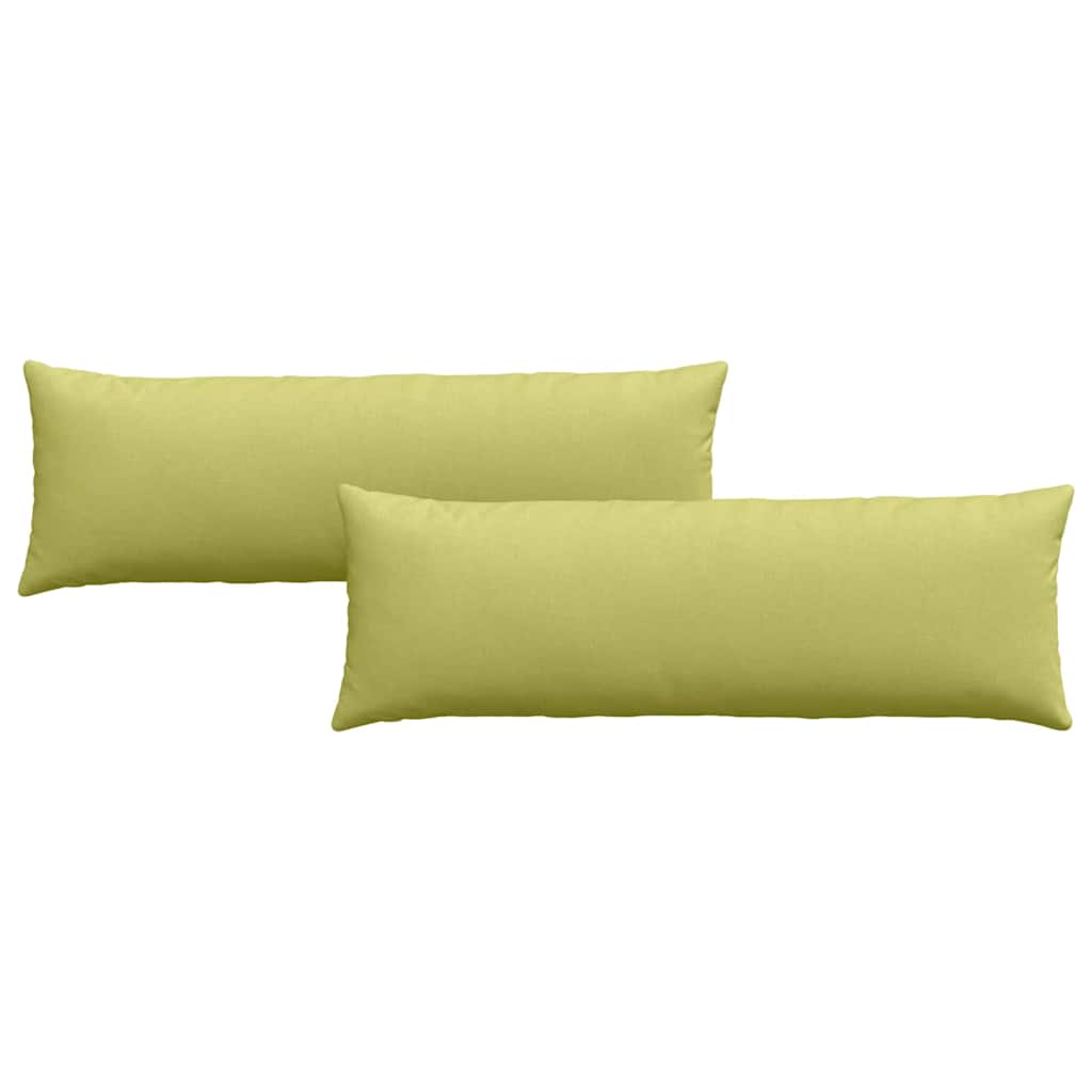Sofapuder 2 pcs Lys grøn 120 x 40 cm Stof