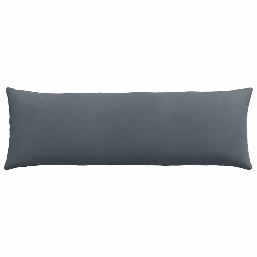 Sofapuder 2 pcs Mørkegrå 120 x 40 cm Velourstof