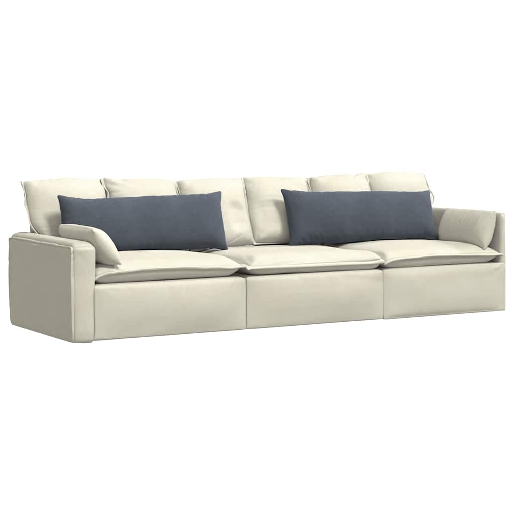 Sofapuder 2 pcs Mørkegrå 120 x 40 cm Velourstof