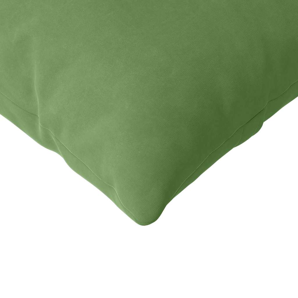 Sofapuder 2 pcs Lysegrøn 120 x 40 cm Velourstof