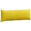 Sofapuder 2 pcs Gul 120 x 40 cm Velourstof