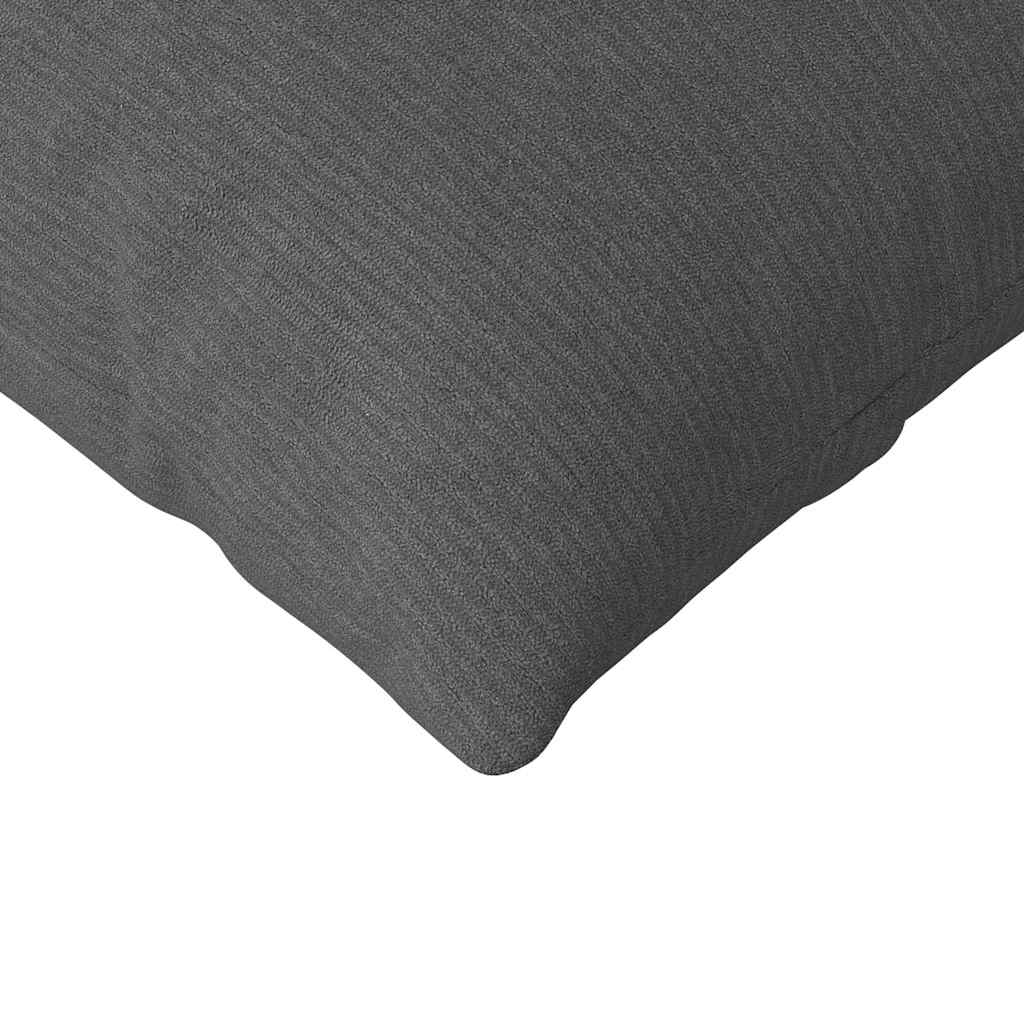 Sofapuder 2 pcs Mørkegrå 120 x 40 cm Velourstof