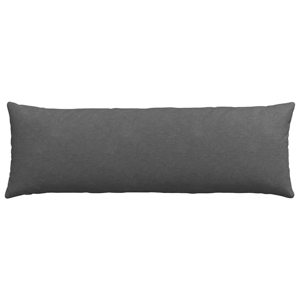 Sofapuder 2 pcs Mørkegrå 120 x 40 cm Velourstof