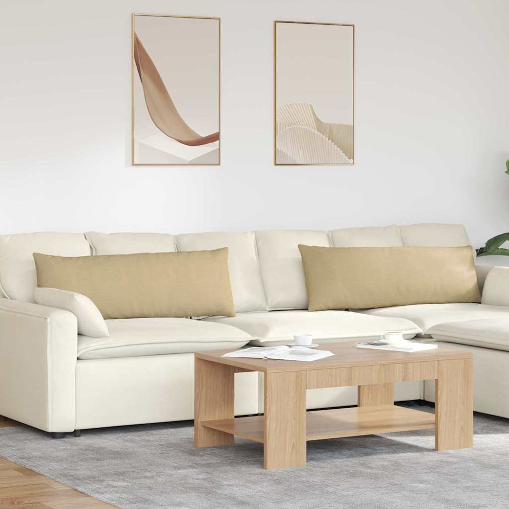 Sofapuder 2 pcs Grågrøn 120 x 40 cm Velourstof