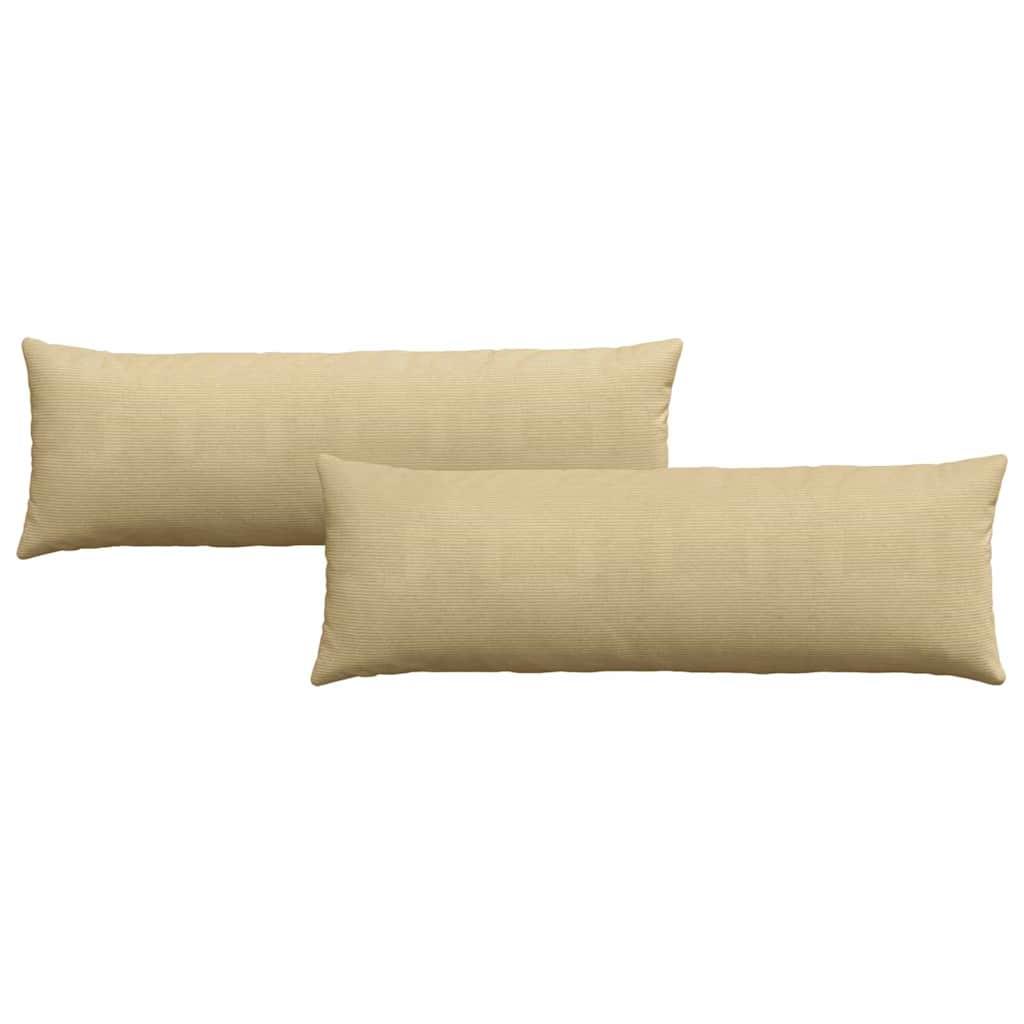 Sofapuder 2 pcs Grågrøn 120 x 40 cm Velourstof