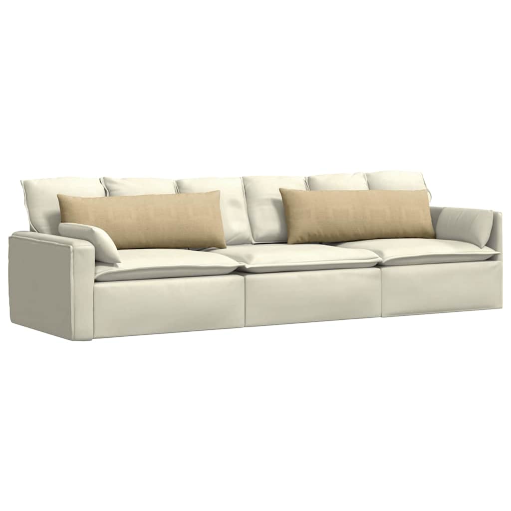 Sofapuder 2 pcs Grågrøn 120 x 40 cm Velourstof
