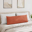 Sofapuder 2 pcs Rød orange 120 x 40 cm Velourstof