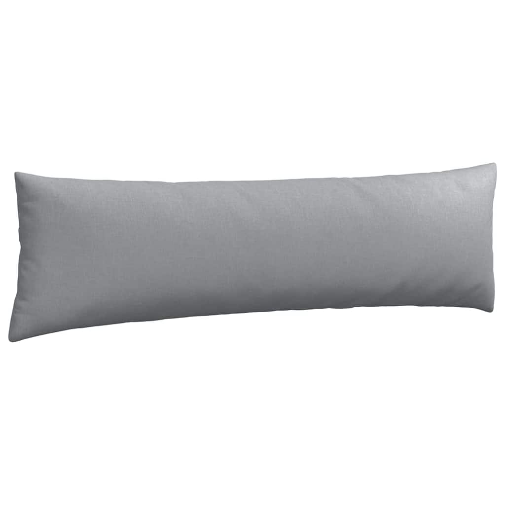 Sofapuder 2 pcs Lysegrå 145 x 40 cm Stof