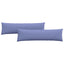 Sofapuder 2 pcs Jeans blå 145 x 40 cm Stof