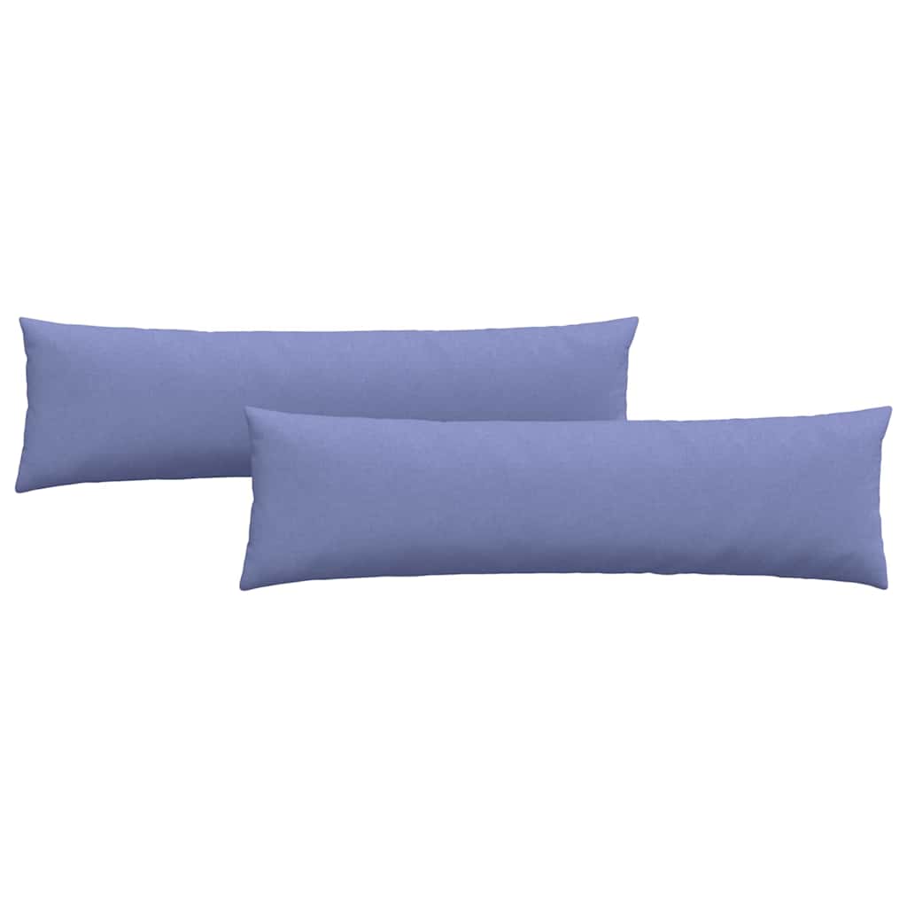 Sofapuder 2 pcs Jeans blå 145 x 40 cm Stof