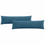 Sofapuder 2 pcs Blå 145 x 40 cm Velourstof