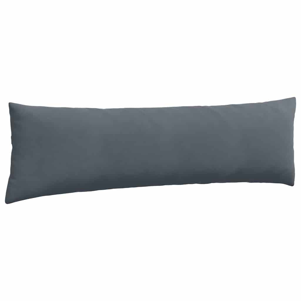 Sofapuder 2 pcs Mørkegrå 145 x 40 cm Velourstof