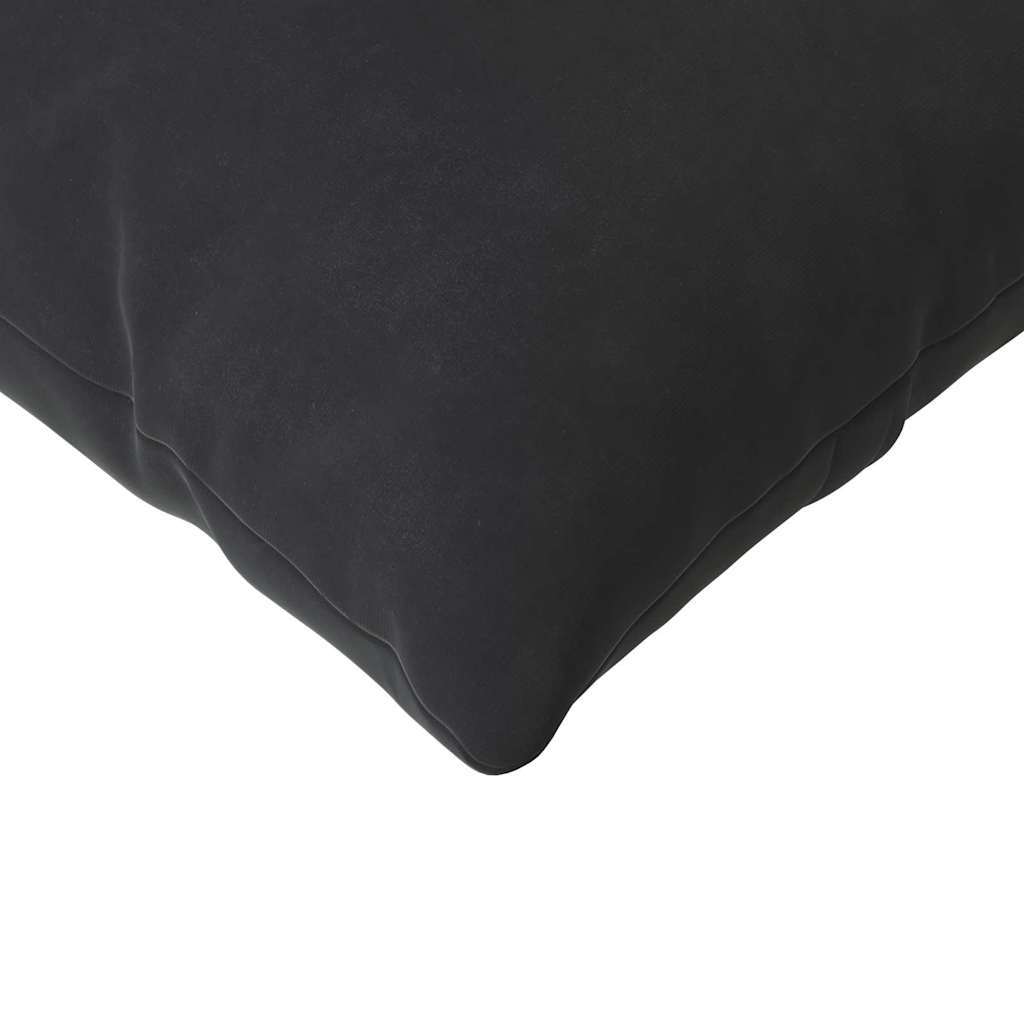 Sofapuder 2 pcs Sort 145 x 40 cm Velourstof