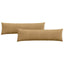 Sofapuder 2 pcs Brun 145 x 40 cm Velourstof