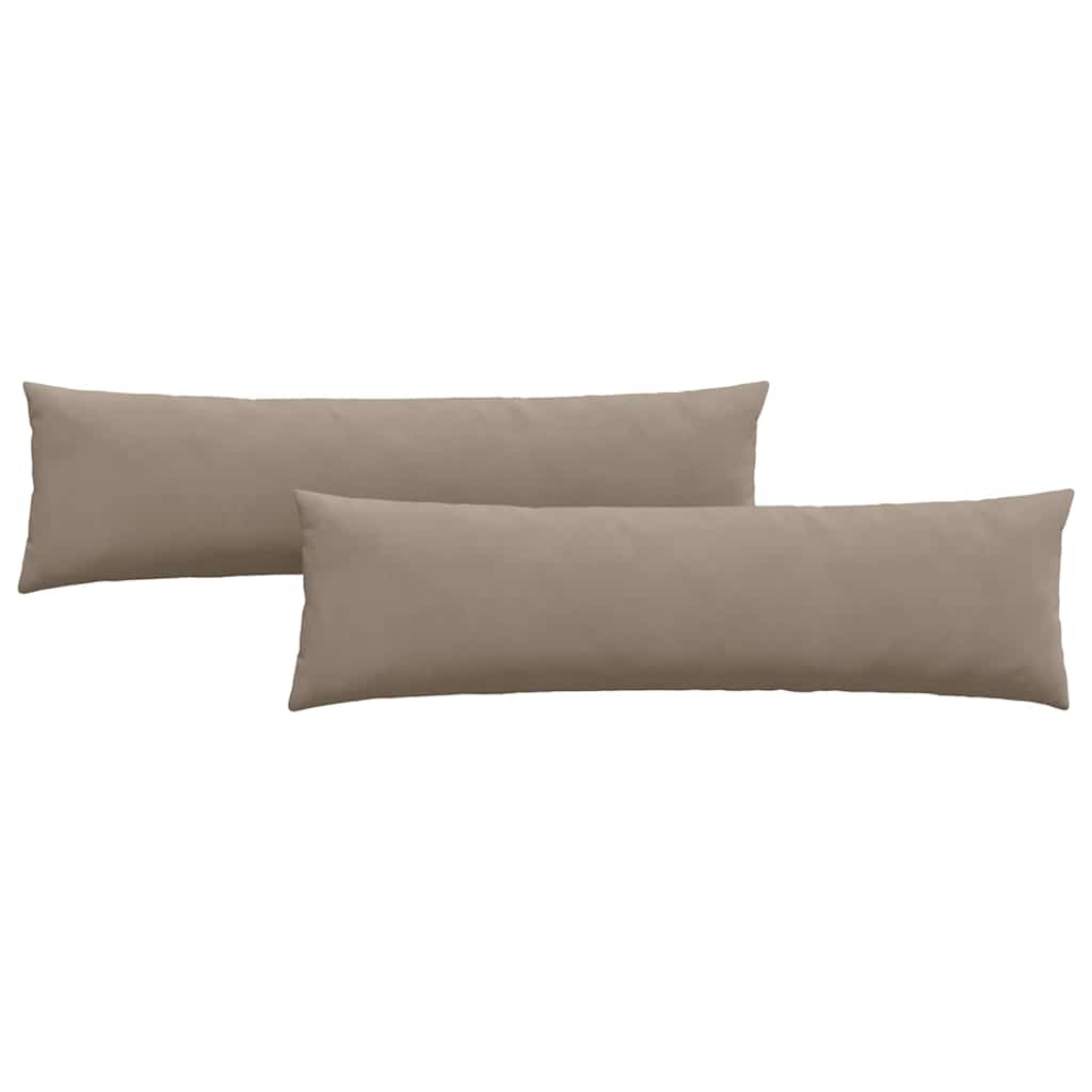 Sofapuder 2 pcs Gråbrun 145 x 40 cm Stof