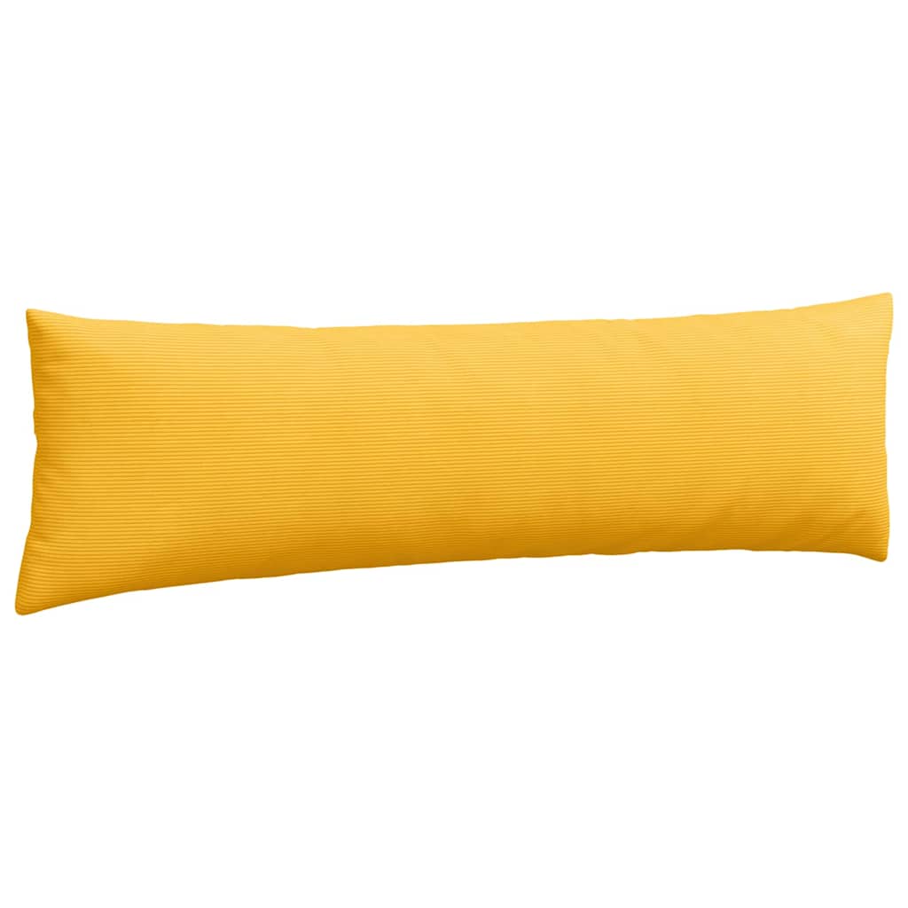 Sofapuder 2 pcs Lys Gul 145 x 40 cm Velourstof