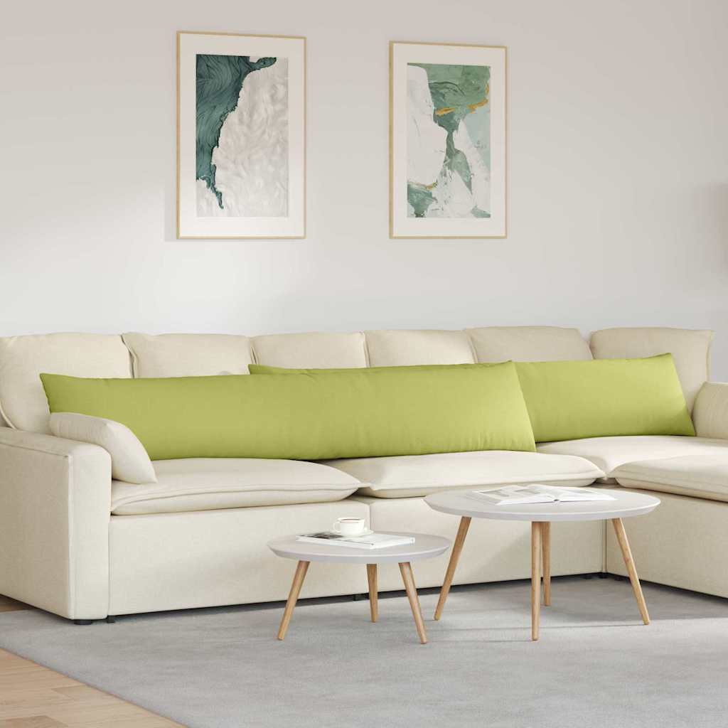 Sofapuder 2 pcs Lys grøn 200 x 40 cm Stof