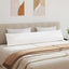 Sofapuder 2 pcs Hvid 200 x 40 cm Stof
