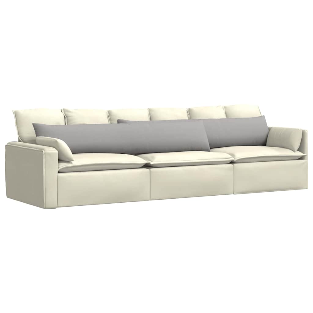 Sofapuder 2 pcs Skygrå 200 x 40 cm Stof