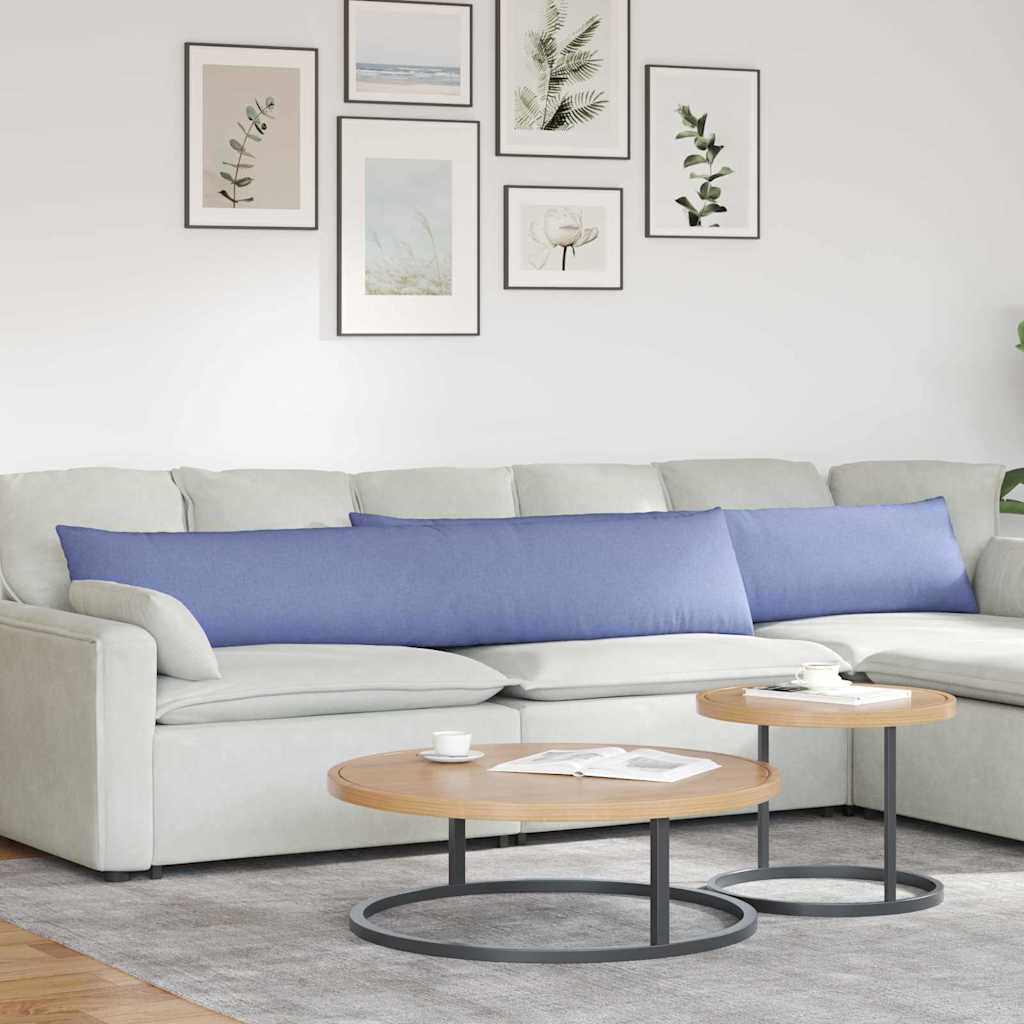 Sofapuder 2 pcs Jeans blå 200 x 40 cm Stof