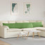 Sofapuder 2 pcs Lysegrøn 200 x 40 cm Velourstof