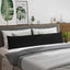 Sofapuder 2 pcs Sort 200 x 40 cm Velourstof