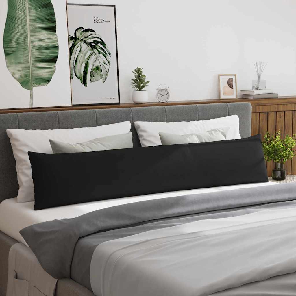 Sofapuder 2 pcs Sort 200 x 40 cm Stof