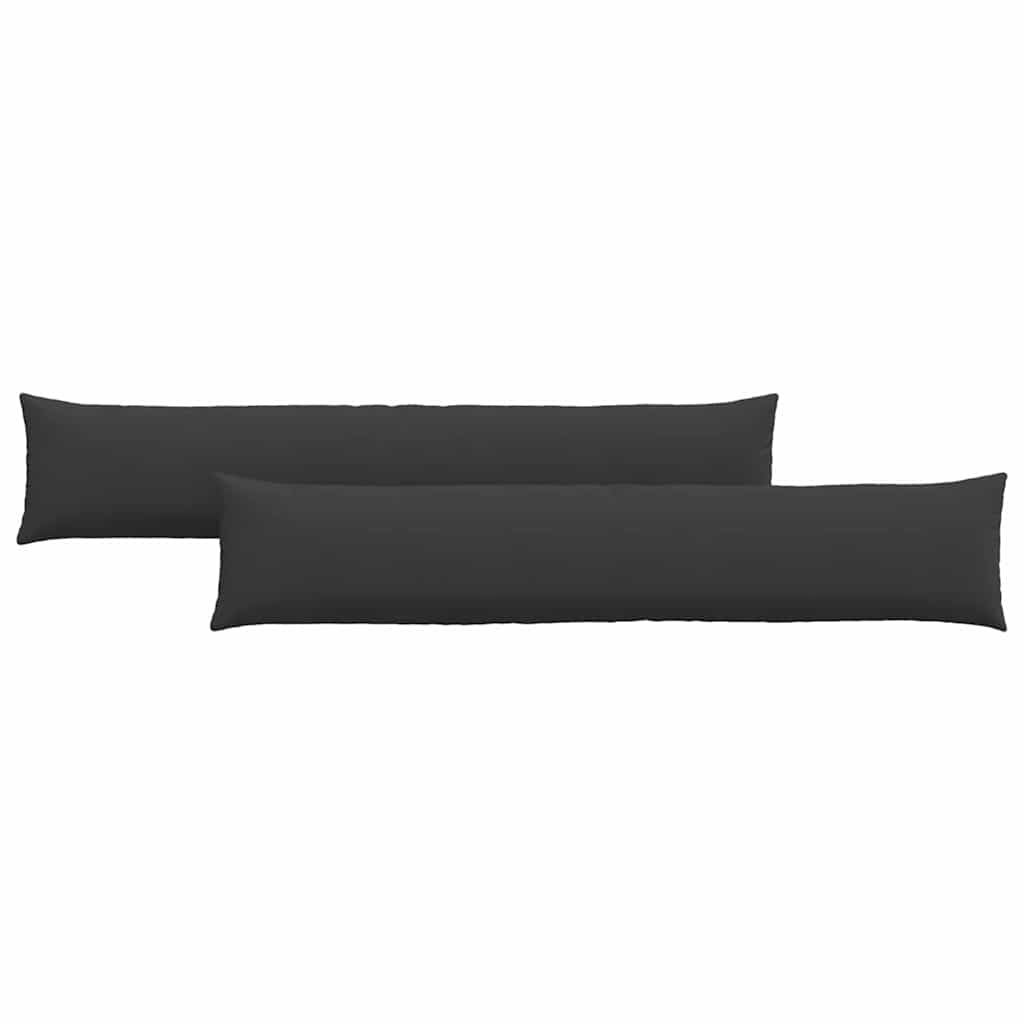 Sofapuder 2 pcs Sort 200 x 40 cm Stof