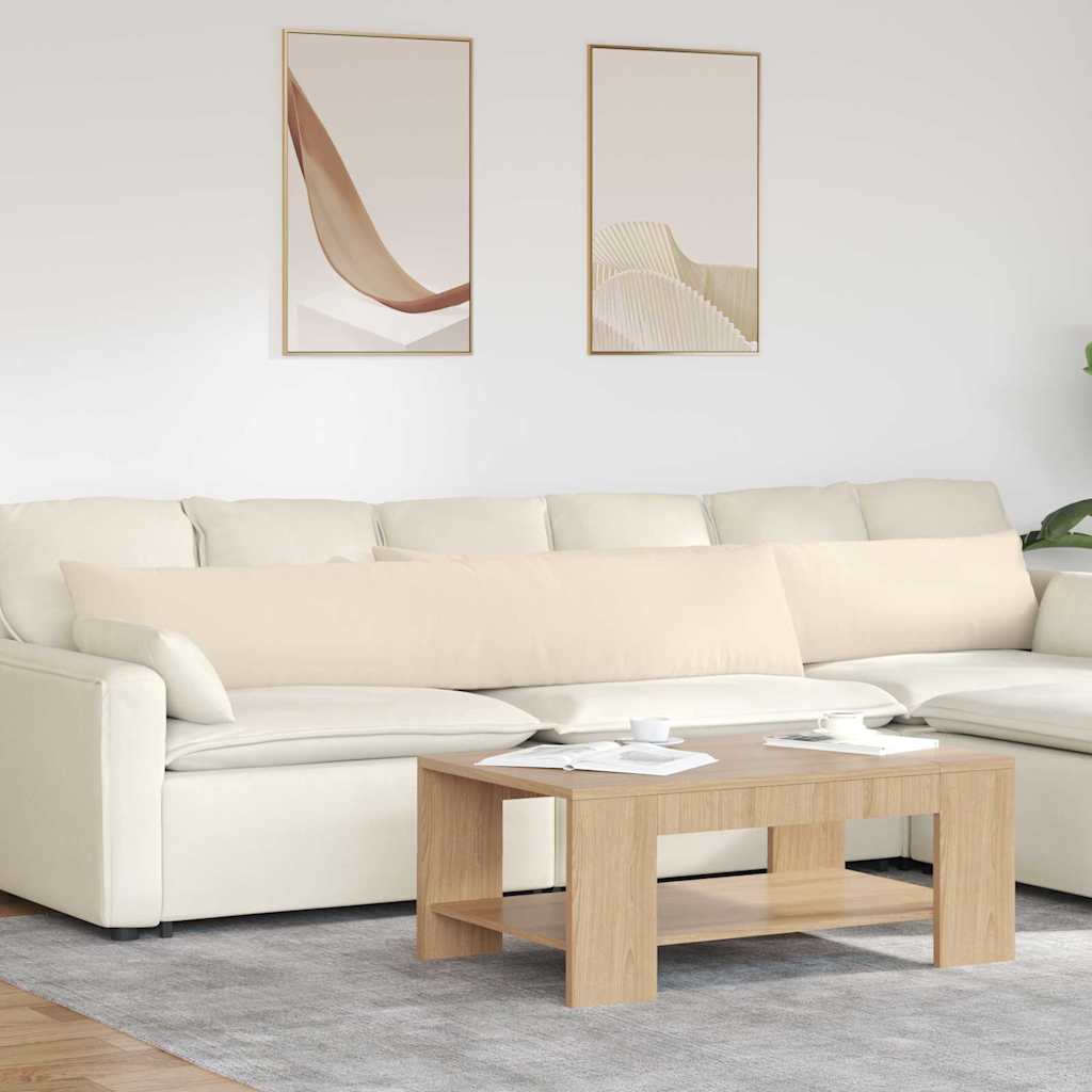 Sofapuder 2 pcs Beige 200 x 40 cm Stof