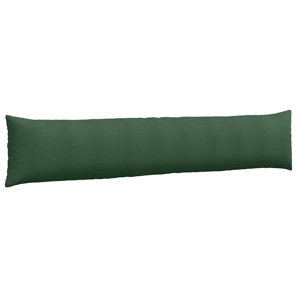 Sofapuder 2 pcs Mørkegrøn 200 x 40 cm Velourstof