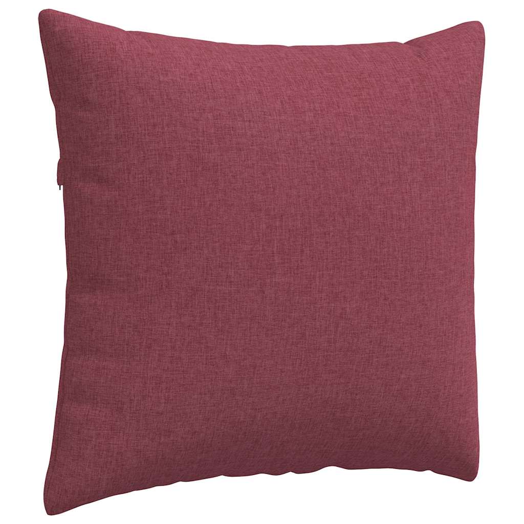 Sofapuder 2 pcs Vinrød 45 x 45 cm Stof