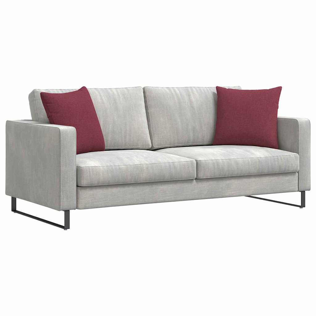 Sofapuder 2 pcs Vinrød 45 x 45 cm Stof
