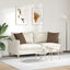 Sofapuder 2 pcs Brun 45 x 45 cm Stof