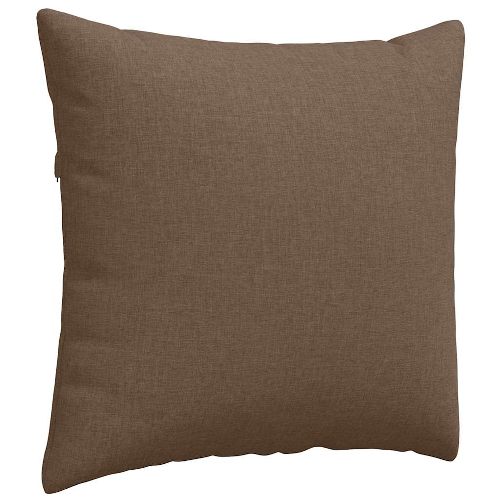 Sofapuder 2 pcs Brun 45 x 45 cm Stof