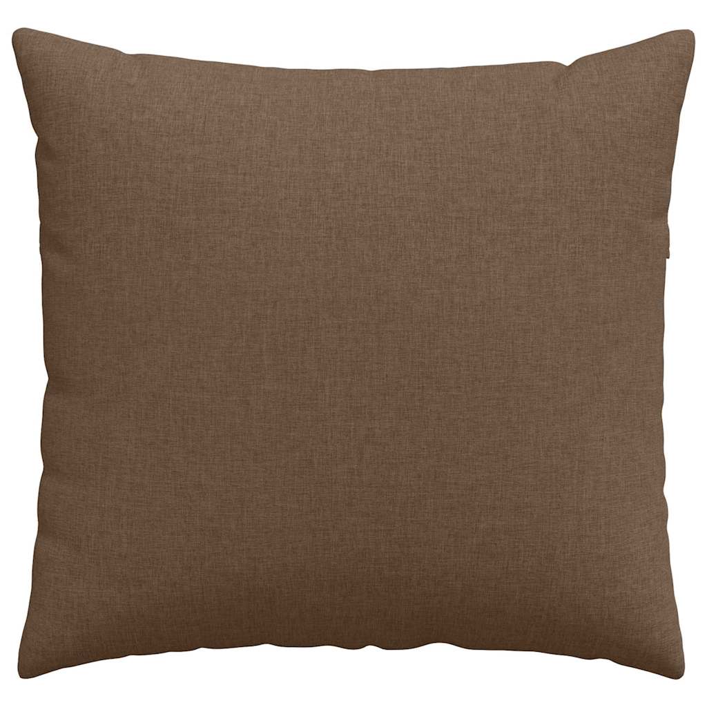 Sofapuder 2 pcs Brun 45 x 45 cm Stof
