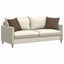Sofapuder 2 pcs Brun 45 x 45 cm Stof