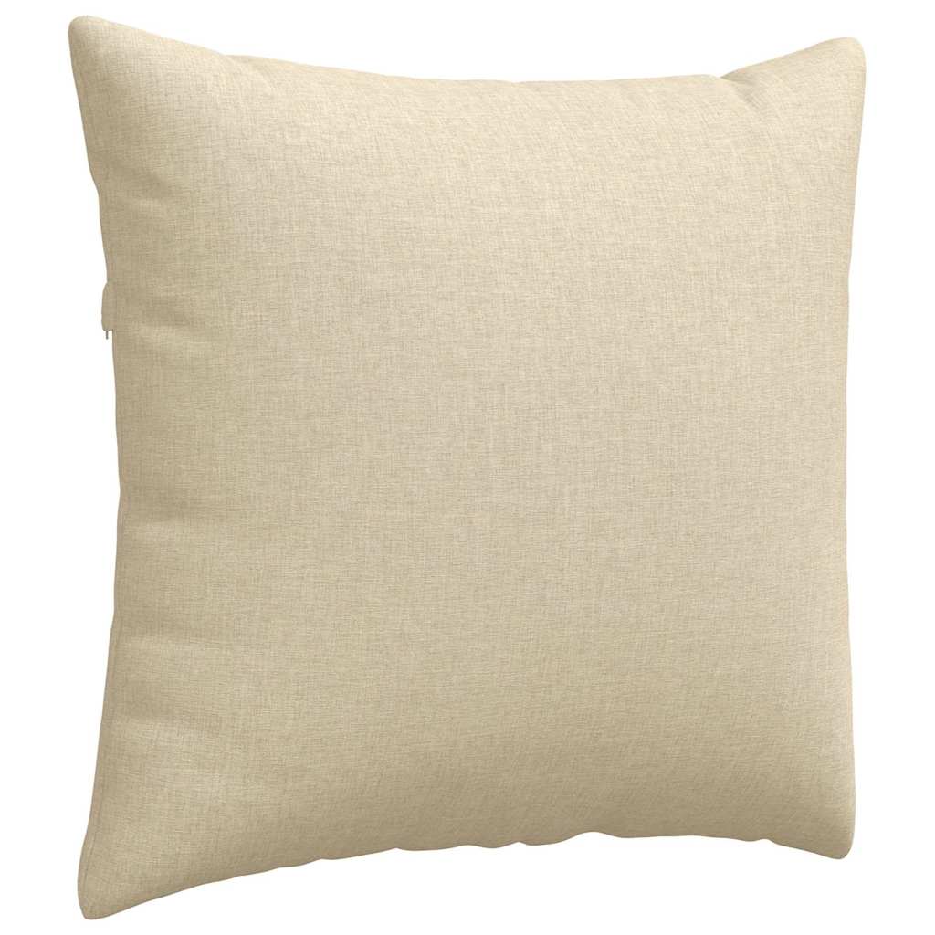 Sofapuder 2 pcs Creme 45 x 45 cm Stof
