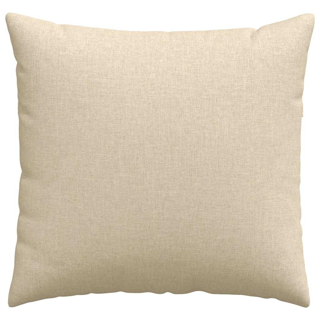 Sofapuder 2 pcs Creme 45 x 45 cm Stof