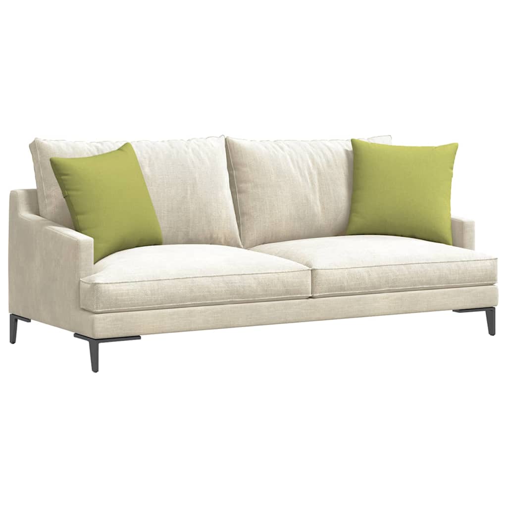 Sofapuder 2 pcs Lys grøn 45 x 45 cm Stof