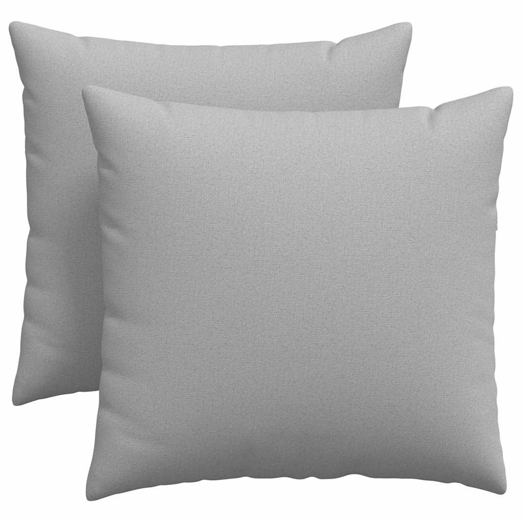 Sofapuder 2 pcs Skygrå 45 x 45 cm Stof