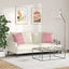 Sofapuder 2 pcs Lyserød 45 x 45 cm Velourstof