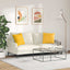 Sofapuder 2 pcs Lys Gul 45 x 45 cm Velourstof